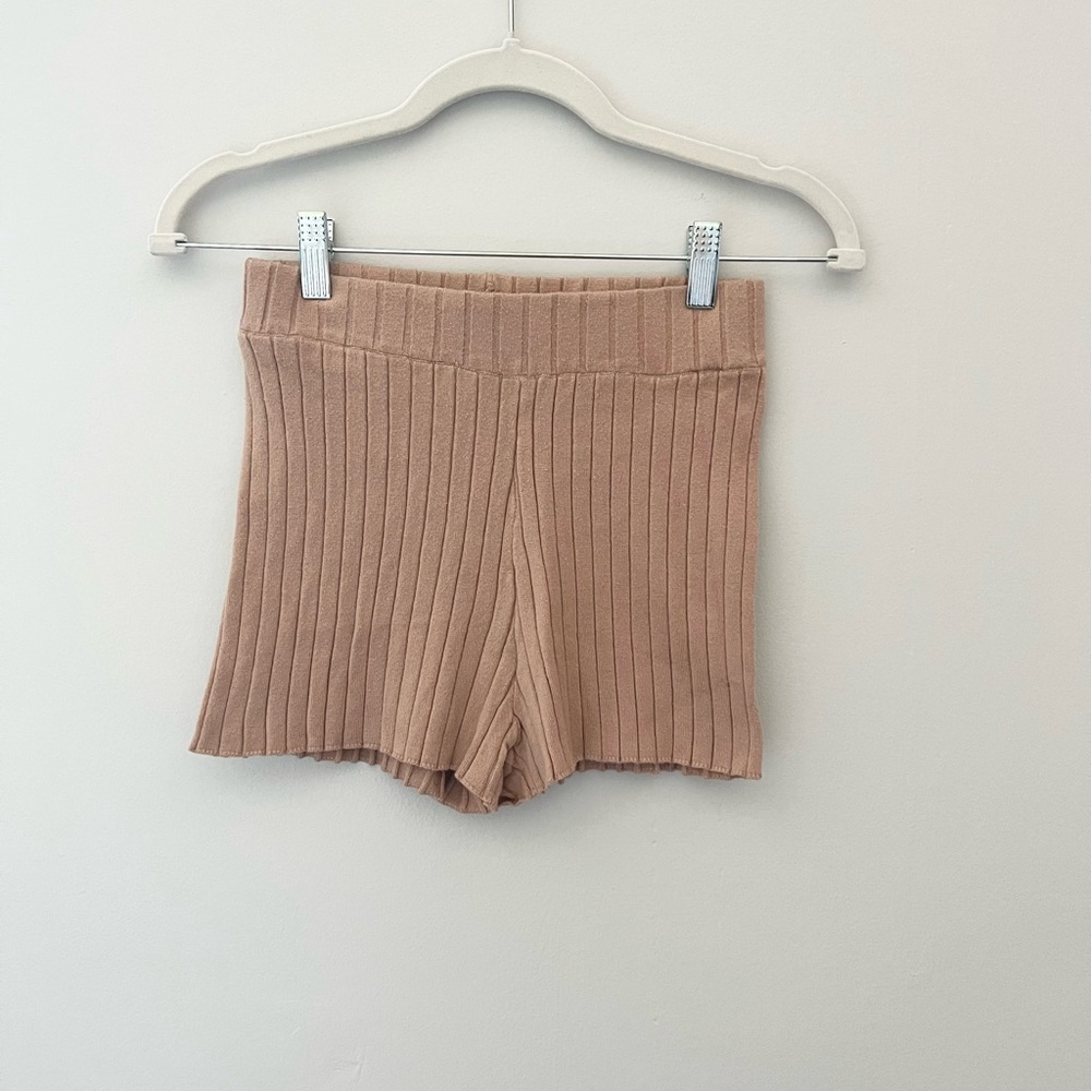 superdown Knit Ribbed Lounge Shorts Size Small